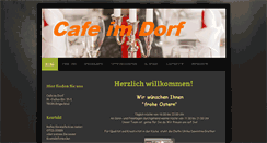 Desktop Screenshot of cafe-im-dorf.de