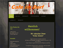 Tablet Screenshot of cafe-im-dorf.de